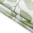 thumbnail image 5 of Cortina de ducha de hojas verdes botánicas de acuarela, ramo de plantas, patrón floral, cortina de ducha de eucalipto con fondo blanco, tela de poliéster de 72x72 pulgadas, 5 of 5