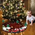 thumbnail image 3 of Christmas Train Electric Toys Christmas Tree Decoration Train Track Frame, 3 of 5