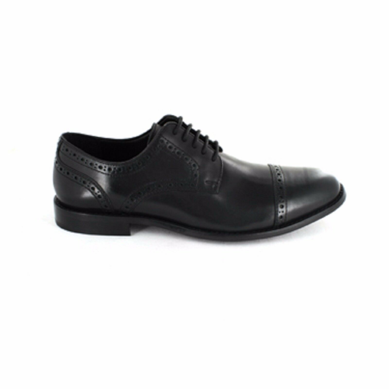 Nunn Bush Men Shoes Norcross Black Leather Lightweight Cap Toe Formal 84526-001 - image 3 of 7