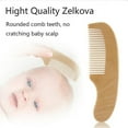 thumbnail image 5 of Hengswere Baby Brush and Comb Set, 4Pcs Wooden, Baby Hair Brush, Cradle Cap Brush, Baby Brush Set for Newborns, Infant Hair Brush, 5 of 7