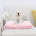 thumbnail image 3 of Kraoden Orthopedic Pet Bed, Comfy Nonskid Foam Mattress, Calming Anxiety Dog Crate Bed, Soft Plush Pet Mat with Non-Slip Bottom, Durable and Supportive for Puppies and Seniors, 3 of 7