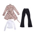 thumbnail image 1 of Ropa de ca para Niña, Traje de ca Hecha a , Ropa de Vestir para 3x traje de gabardina Zulema trajes de vestido de muñeca, 1 of 5