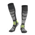 thumbnail image 2 of Calcetines Térmicos Likrtyny Esquí Lana Para senderismo invierno engrosados Para Estrenar gris oscuro verde fluorescente, 2 of 9