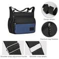 thumbnail image 6 of Men's Waterproof Nylon Crossbody Chest Bag, Multifunctional Lightweight Sports Shoulder Bag, Outdoor Leisure Travel Sling Backpack with Headphone Port for Daily Commute Hiking, 6 of 6