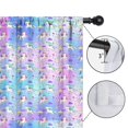 thumbnail image 4 of Blackout Kids Curtains,Rainbow Unicorn Pattern Childrens Insulated Curtains Set Of 2,Bedroom Essentials,Toddler Room Decor 52"x84", 4 of 5