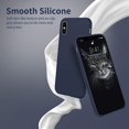thumbnail image 6 of Entronix Silicone Soft Case Designed for iPhone XS Max Shockproof Durable Slim Fit, Navy, 6 of 7