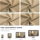 thumbnail image 3 of Cortinas opacas Joydeco, color blanco, 244 cm de largo, para dormitorio, 3 of 9
