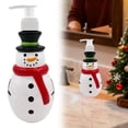 thumbnail image 2 of TIELUTT Snowman Santa and Decorative Fillable Soap Dispenser Suitable For Kitchen Towel Rack for Door Beach Towels Oversized Paper Towels Holder Standing Towel Racks for Bathroom Toddler Beach Towel, 2 of 5