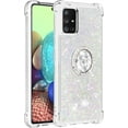 thumbnail image 3 of Case for Samsung Galaxy A71 5G, Galaxy A71 5G Case Girls Women Glitter Clear TPU Cute Bling Love Quicksand Sparkle Case with Stand Shockproof Liquid Case for Samsung Galaxy A71 5G Colorful YBZ, 3 of 12