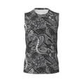 thumbnail image 6 of Picia Snake mens Cotton Tank Undershirts , Moisture-wicking Ribbed Tanks, Lightweight Cotton Tank Undershirts-XX-Large, 6 of 8
