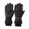 thumbnail image 2 of Guantes cálidos de invierno, 1 par, guantes de nieve para conducir, deportes al aire libre, snowboard Negro y gris, 2 of 8