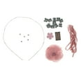 thumbnail image 2 of DIY Flor Diadema BLESIY Kit de fabricación de zos para el cabello Kits para hacer diademas onduladas DIY Rosado, 2 of 8