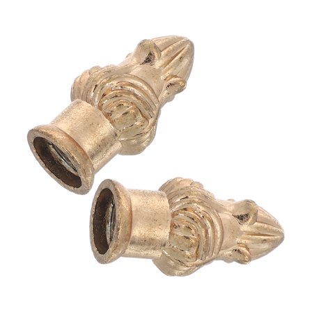 Hemobllo 2Pcs Vintage Style Golden Lamp Shade Finials for Home Lighting