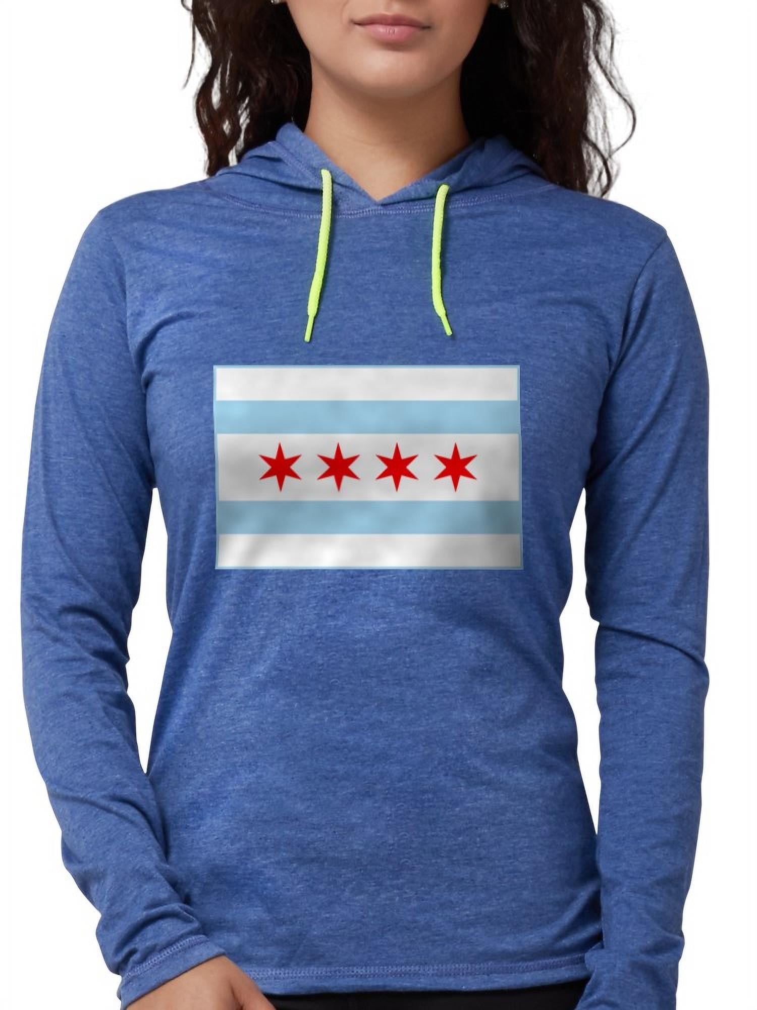 CafePress City Of Chicago Flag Mens Hooded Shirt 150051834 