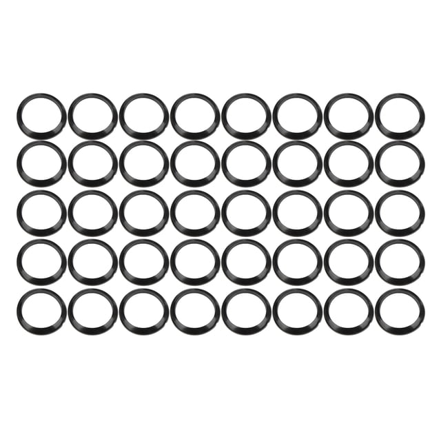 40 Uds. Adaptador de ajuste de anillo de decoración de control de bobinado de silicona para piezas de construcción de caña de pescar 21MM YUNYI BRAND Deportes
