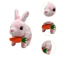 thumbnail image 6 of colcolo Electric Bunny Plush Toy Interactive Plush Rabbit Walking Party Favor with Sound Pink, 6 of 7