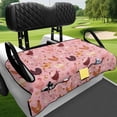 thumbnail image 4 of XYZCANDO Cute Hen Floral Golf Cart Seat Cover - Non-Slip Washable Towel Cover With 4 Pockets, Universal 2-Seat Golf Cart Accessory, 4 of 9