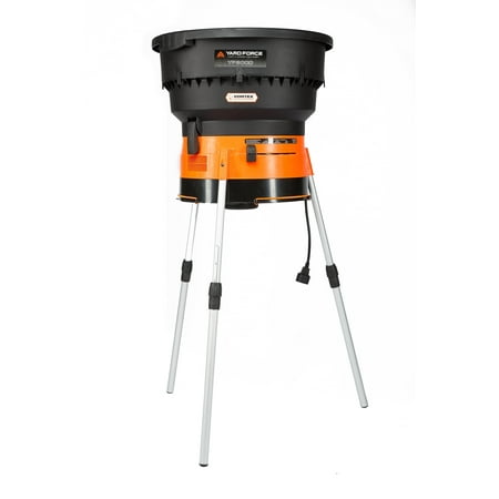 Yard Force Leaf Shredder 22-inch Corded Electric, 12:1 Mulch ratio, 0.095 Nylon Trimmer Line, Bonus Accessory Kit included