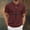 #358-Wine, variant on Ceisia Men's Short Sleeve Vintage Polo Shirt Fashion Print Waffle Knit Half Button Casual Soft Collared Everyday Top Gifts for Father White M
