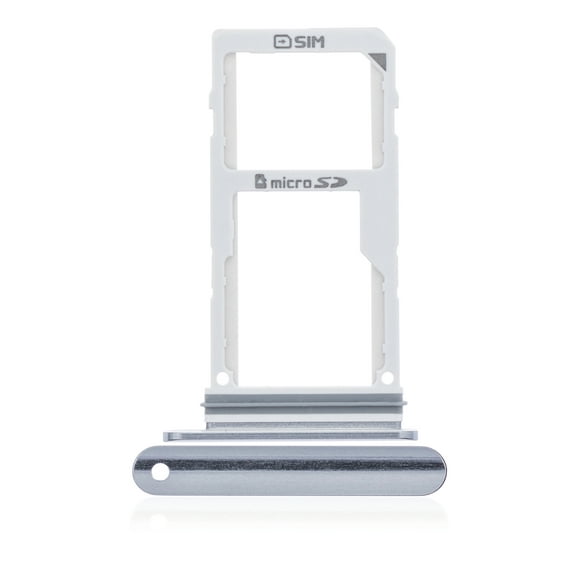 Replacement Sim Card Tray Compatible For LG V30 / V35 ThinQ (Cloud Silver)