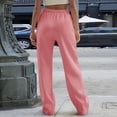 thumbnail image 6 of Jxximdong Cargo Pants for Women, Wide Leg Inside Drawstring Loose Sweatpants with Casual Loose Fit Fashion, Red Womens Casual Trousers, 6 of 8