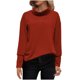 thumbnail image 2 of ICHUANYI Liquidación Mujer Casual Impreso Pullover Cuello Redondo Manga Larga Botones Blusa Topsinting Blusa Suelta Tops ICHUANYI WER202308173716, 2 of 2