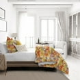 thumbnail image 3 of 6ix Tailors  Lantana Comforter & 1 Pillow Sham Set, Orange - Twin Size - 2 Piece, 3 of 5