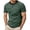 a-64Dark Green15, variant on FINALGANG Mens Solid Color Crew Neck Short Sleeve Contrast Stitch Raglan TShirt For Casual Daily Wear Weekend Gatherings Outdoor Casual Activities Blue XXL