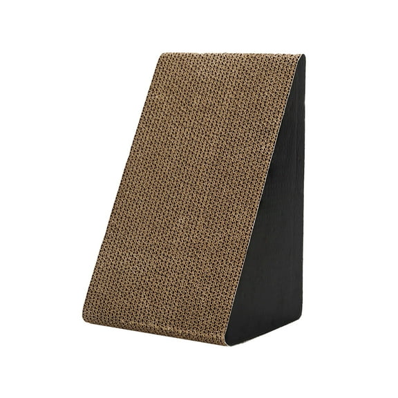 Clispeed Large Size Cat Scratch Pad Triangle Cat Claw Plate Corrugated Paper Scratch Post Random