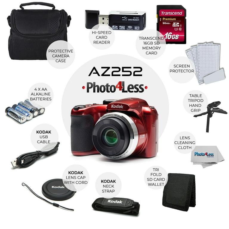 Kodak Pixpro AZ252 with Accessories and Case mail.ddgusev.soisweb.uwm.edu