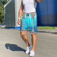 thumbnail image 6 of Rocae Underwater Aquarium Arches for Men's Soft Sleep Pajama Shorts, Waistband and Pockets-XX-Large, 6 of 6