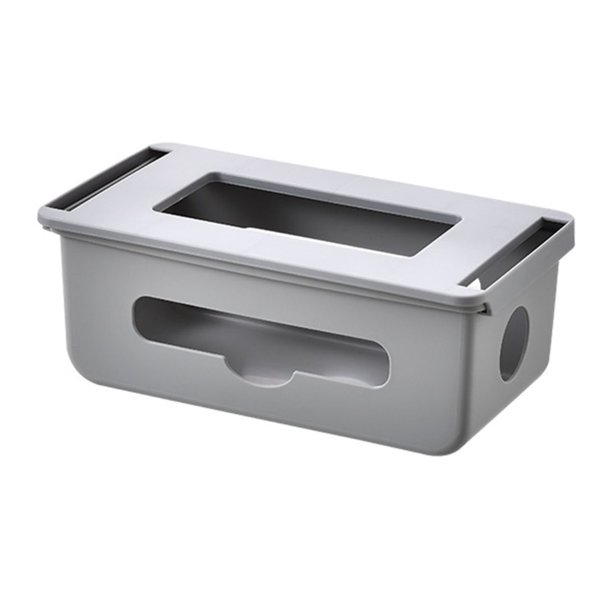 Cable Management Box,Cord Box to Hide Power Strips, Under Desk Cord