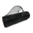 Deco Mesh Wraps Black - Deco Mesh Wrap Metallic Stripes - ( 10 Inch x 10 Yards ...
