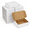 White-12" x 9" x 4"-25, variant on 11" x 8" x 2" White Corrugated Cardboard Shipping Boxes, Set of 30