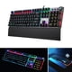 thumbnail image 3 of mecánico para juegos con retroiluminación RGB, interruptor azul / negro / color , base de metal, 104 teclas con reposamanos anti-fantasma para CUTICAT teclado mecánico, 3 of 6