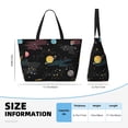 thumbnail image 4 of Honeii Galaxy for Tote Bag with Adjustable Strap,Beach Bag, Waterproof Sandproof Beach Tote Bag, Large Capacity Foldable Beach Bags, 4 of 7