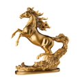 thumbnail image 3 of Estatua de caballos Resina Figura decoración de mesa Craft Collectable Modern Animal Sculpture Ornament para la oficina de la sala de estar Oficina, 3 of 9