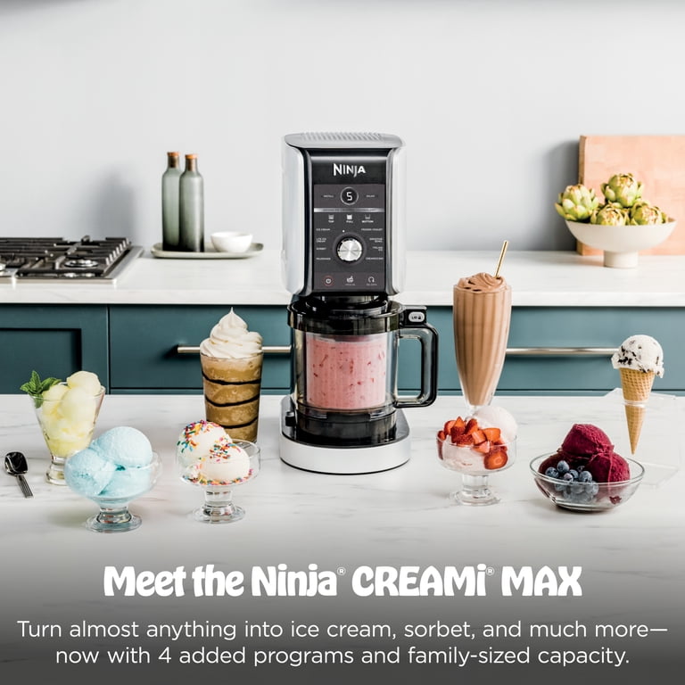 Ninja CREAMi Max Ice Cream Maker, XL 24-oz Family Tubs, 9 One