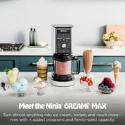 Ninja CREAMi MAX 24 Oz, 9-in-1 Ice Cream & Frozen Treat Maker- Black/White
