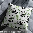 thumbnail image 6 of Feelyou Kawaii Panda Fabric by the Yard 1 Yard for Teens, Black White Room Decor Fabric by the Yard, Cartoon Animal Fabric for Sewing, Luxury Bedroom Decor, 6 of 6