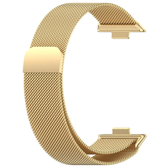 Correa Reloj Ajustable Ygjytge Con Correa Magnética Milanesa para Huawei Watch Fit 3 dorado
