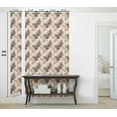 thumbnail image 5 of Ambesonne Leaf Peel & Stick Wallpaper for Home, Monochrome Dancing Palm Leaves, 13"x100", Camel Blush Redwood, 5 of 5