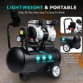 thumbnail image 5 of Air Compressor Portable Small Air Compressor Max 116 PSI 70 dB Quiet Air Compressor for Shop Auto Repair Garage Tire Inflation Car, 5 of 8