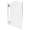 thumbnail image 4 of White Wood Partition Door, 180° Opening and Closing Swinging Door, Swinging Door for Shop Entrance Partition, 4 of 19