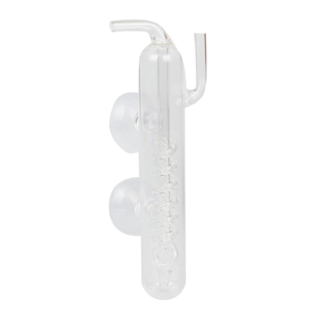 Aquarium Fish Tank with Suction Cup, Carbon Dioxide Monitor for Fish ...
