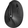 thumbnail image 2 of HRTGFD-57° Ergonomic Wireless Tower Mouse, Vertical Quiet Ergo Mouse, Bluetooth(BT5.0,BT3.0)&2.4G, (800/1200/2400/2400/4000), 5 Buttons for Windows, macOS, iPadOS, Laptop, PC, Black, 2 of 4