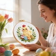 thumbnail image 2 of TIELUTT Easter Bunny Embroidery Complete DIY with Knitting Books and Patterns Knitting compatible with Machines Knitting Books Sweaters Knitted Throw Blankets for Couch Circular Knitting Needles Size, 2 of 5