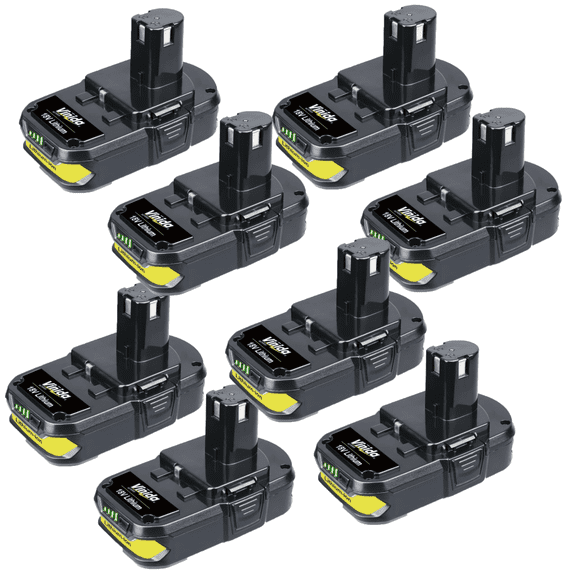 2Packs P102 3.6Ah Replacement for Ryobi 18V Lithium-ion Battery P102 P105 P108 P109 Cordless Power Tools