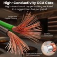thumbnail image 3 of Cable de altavoz GearIt, calibre 14, 30 m, con marcadores de pie y polaridad, 3 of 8
