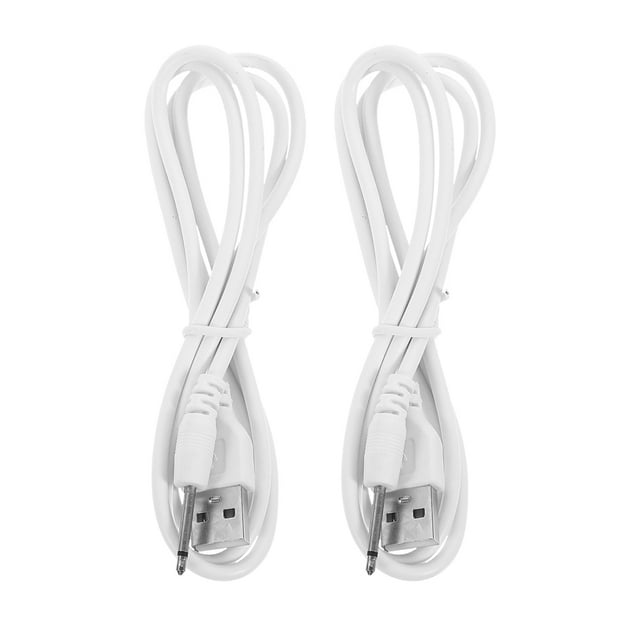 Miangastore 2 Pcs Câble de Charge DC de Remplacement Câble de Charge USB vers DC Appareils de Charge Rapide pour Alimentation Efficace Appareils Électroniques